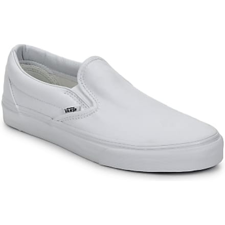 Vans Classic Slip on True White Canvas Trainers