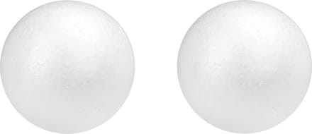 Piepschuim hobby knutselen vormen/figuren ronde ballen/bollen - 21x stuks - Dia 10 cm