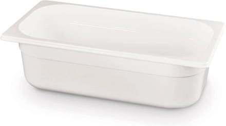 HENDI Gastronormbak – polycarbonaat – 4L – wit – 325x176x100 mm