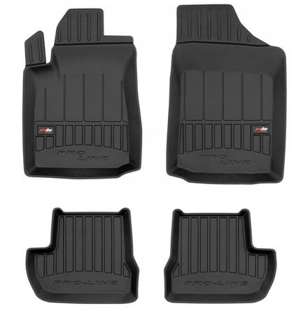 FROGUM 3D – Rubber Automatten voor CITROEN C2 2003-2009 – TPE, Geurloos, 6cm Randen