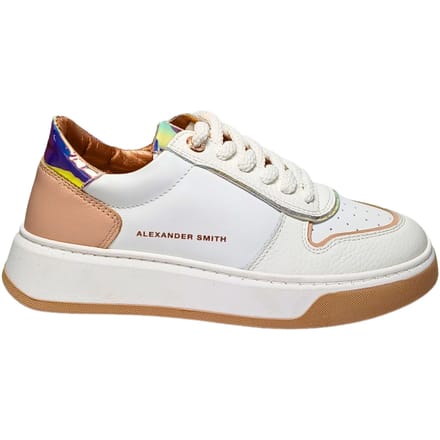 Damesschoenen Alexander Smith Harrow Woman-White iride perzik