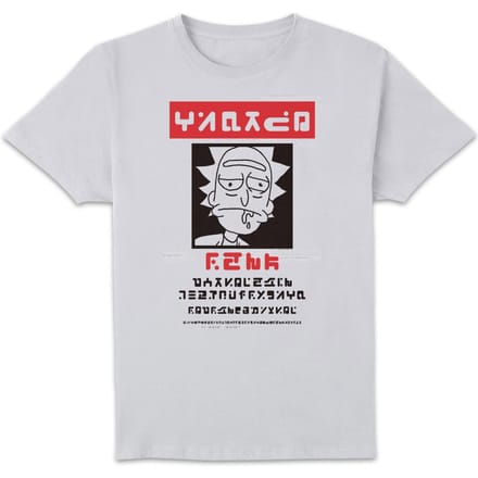 Rick and Morty Wanted Rick T-shirt - Wit - M