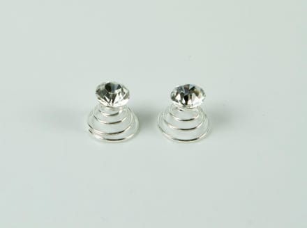 Curlies glas steen strass groot