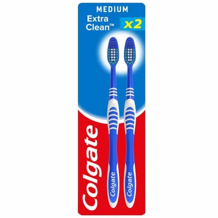 Colgate - Tandenborstel Extra Clean Medium - 6 x 2 stuks - Voordeelverpakking