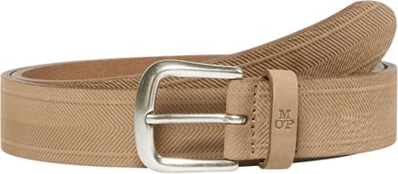 Marc O'Polo Leren Riem Frigg Belt W95 Soft Mocca Lichtbruin
