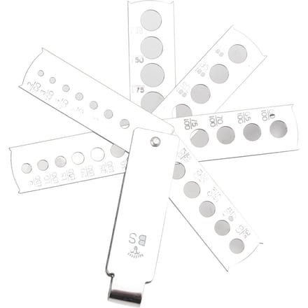 Sieraden Apparatuur Accessoire Diamant Edelsteen Ventilator Maatmeter Steen Meetinstrument white