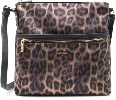 L.CREDI schoudertas Salena Crossbodybag Braun / Mix bruine