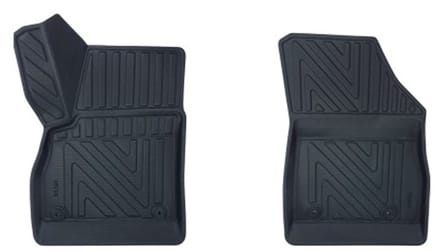 Rubbermatten Opel Astra K 2015-2021 (voorset) - Premium carbonlook