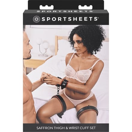 Sportsheets - Saffron Thigh & Wrist Cuff Set