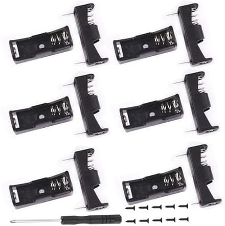 12 Stuks 12V 23A Batterijhouder met Schroevendraaier en Schroeven