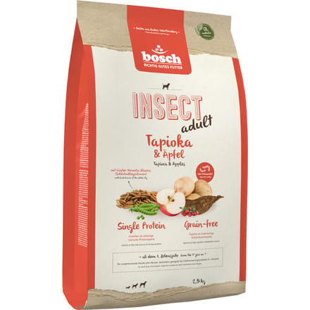 2,5 kg Bosch HPC Adult Insect, appel & tapioca hondenvoer droog