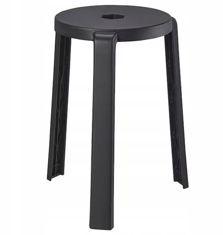 IKEA IBBARBO Krukje, Antracietgrijs, 45 cm
