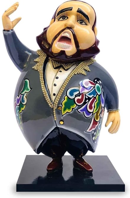 Opera singer Luciano