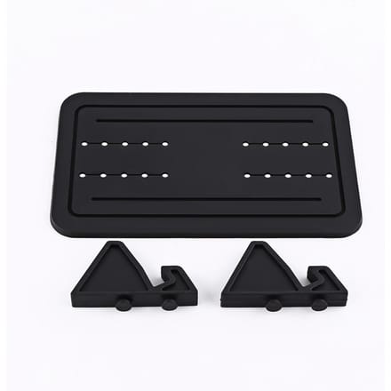 Support universel de téléphone portable en gel de silicone pour tableau de bord de voiture black