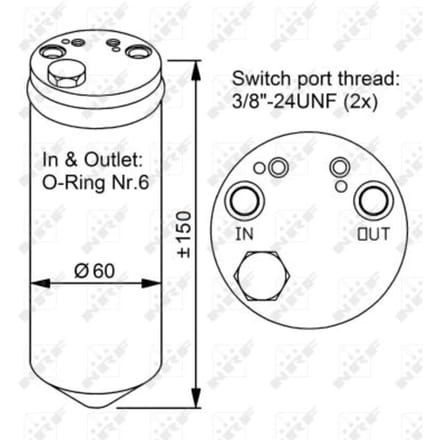 Droger, airconditioner NRF 33329