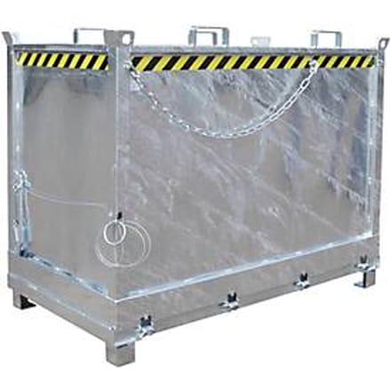 Bodemklepcontainer FB 2000, gegalvaniseerd