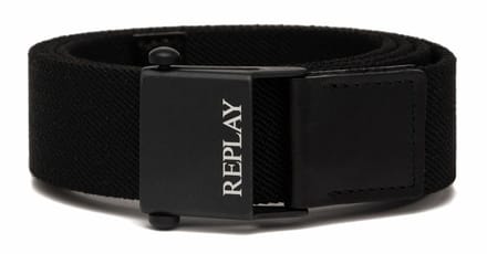 REPLAY Riem Belt W90 Black Zwart