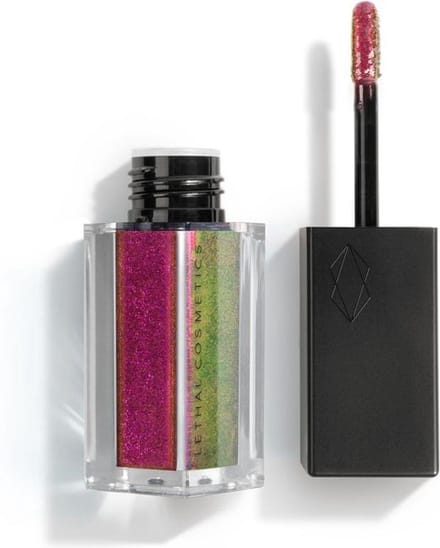 Lethal Cosmetics Liquid oogschaduw Entropy Vegan, Cruelty Free Chroomkleurig