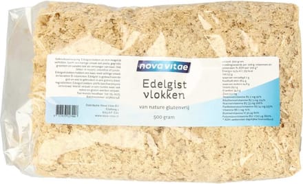Nova Vitae - Edelgistvlokken - van Nature Glutenvrij - Kosher - Halal - 500 gram
