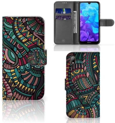 Huawei Y5 (2019) Telefoon Hoesje Aztec