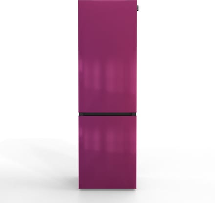 NUNKI LARGECOMBI-APUR / Combi Bottom Koelkast, E klasse, 269l, Fun Purple, Gloss Metallic (ALL sides)