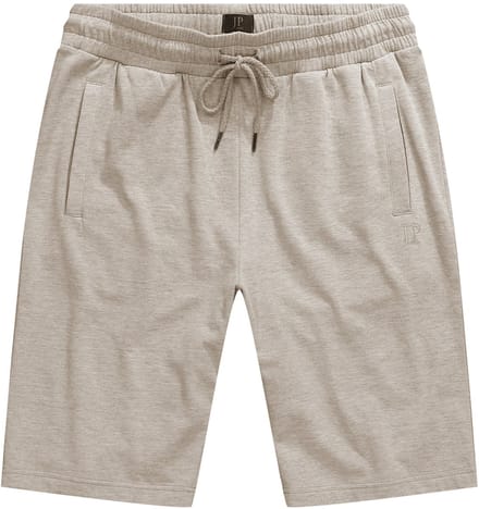 JP 1880 - Heren - Bermuda basic korte joggingbroek - Natuur melange - Maat 8XL