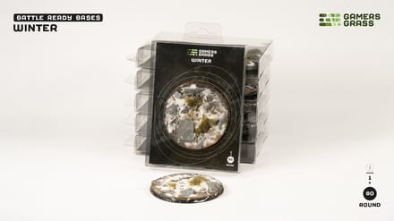 Winter Base Pre-Painted (1x 80mm Round)