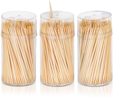 Orion - Bamboe Cocktailprikkers - 6,5 cm - 3x200 stuks
