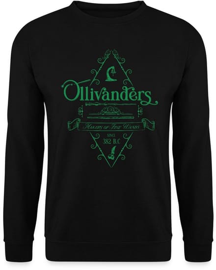 Harry Potter Olivanders Winkel Groen Logo Sweater Heren