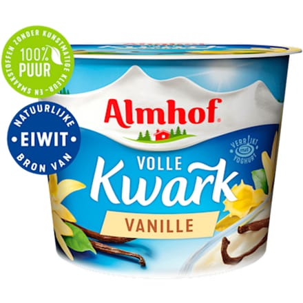 Volle kwark vanille