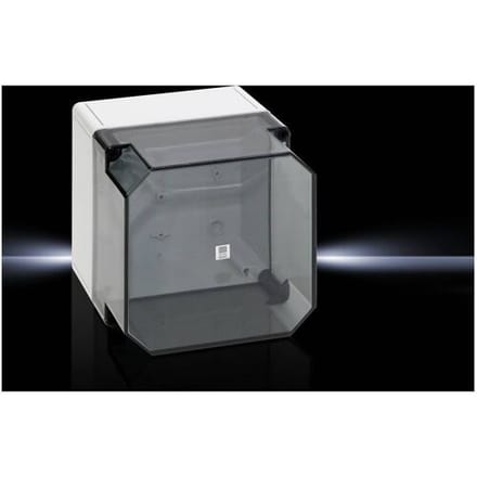 Rittal PK 9519.100 Installatiebehuizing 182 x 180 x 165 Polycarbonaat Grijs-wit (RAL 7035) 1 stuk(s) Piece