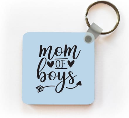 Sleutelhanger - Uitdeelcadeautjes - Moeder - Zoon - Quotes - Plastic