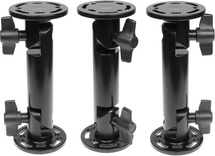 Pedestal mount 6", round mounting base