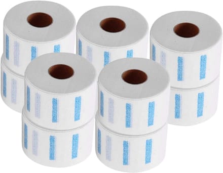 Nekpapier Rollen - Kappersaccessoires - Haarknippen Beschermen - Huidvriendelijk - 10 Rollen - Wit