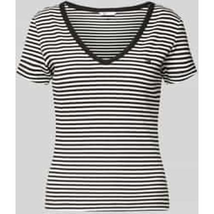 Slim Fit T-shirt van katoenmix