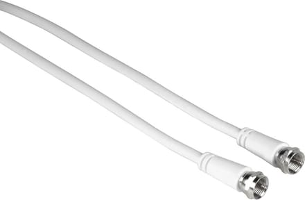 Hama 00205040 coax-kabel 10 m F Wit