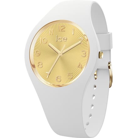 Ice Watch ICE champagne - White gold 025250 Horloge - Siliconen - Wit - Ø 37 mm