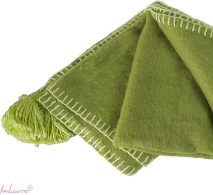 Imbarro - Plaid - Kleed - Evie - Moss - Wol, Acryl en Nylon - 130x170cm