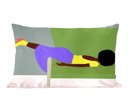 Sierkussens - Kussentjes Woonkamer - 60x40 cm - Vrouw - Minimalisme - Design