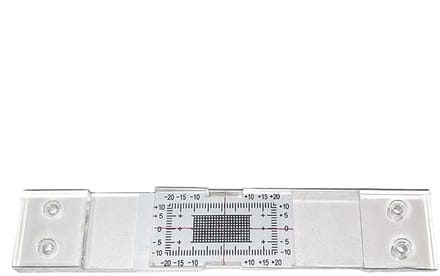 Beton Scheurmonitor - Scheurmeter Meetapparaat - Constructie Inspectie - Dubbelplaat Ontwerp - 10 cm - Transparant