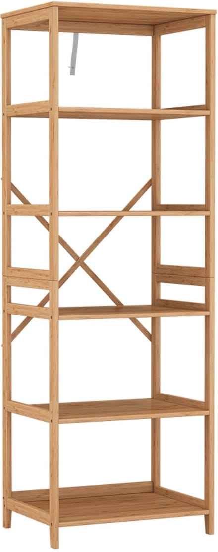Vicco Novaro Boekenrek – 48.3 x 140.3 cm met 6 compartimenten Bamboe