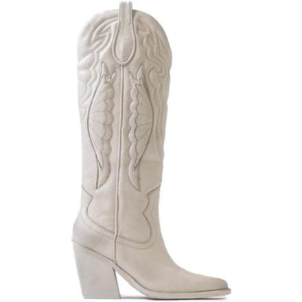 Bronx New-kole 14177 Cowboylaarzen - Western Laarzen - Dames - Wit - Maat 37