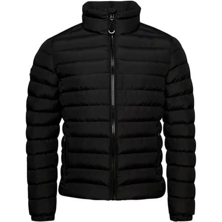 Superdry Fuji Emb Padded Jacket Heren Jas - Black - Maat M