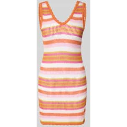 mini-jurk met V-hals model 'SILOAM WILDERNESS'