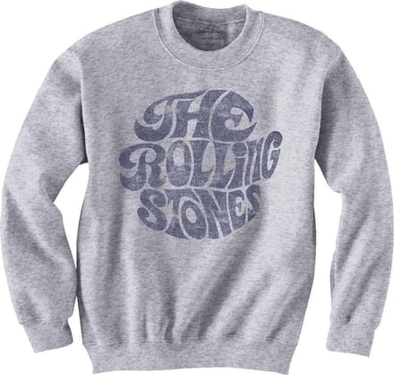 The Rolling Stones - Vintage 70s Logo Sweater/trui - S - Grijs