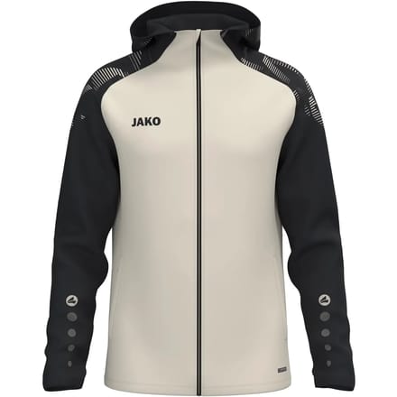 Jako Sonic Jas Met Kap Heren - Off White | Maat: M