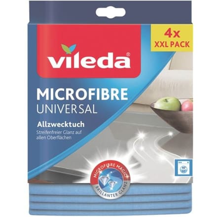 Pak met 4 microvezel multifunctionele doekjes »Universeel«