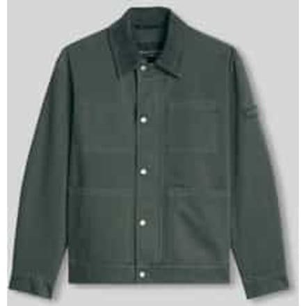 regular fit blouson van puur katoen met corduroy kraag