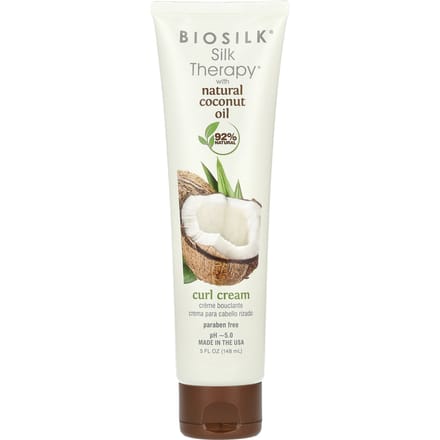 BIOSILK Silk Therapy with Natural Coconut Oil Curl Cream Haarcrème & stylingcrème Dames 148 ml