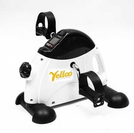 Mini Hometrainer - Pedaal trainer - Thuis trainen - Met display - 41x35x30 cm - Zwart